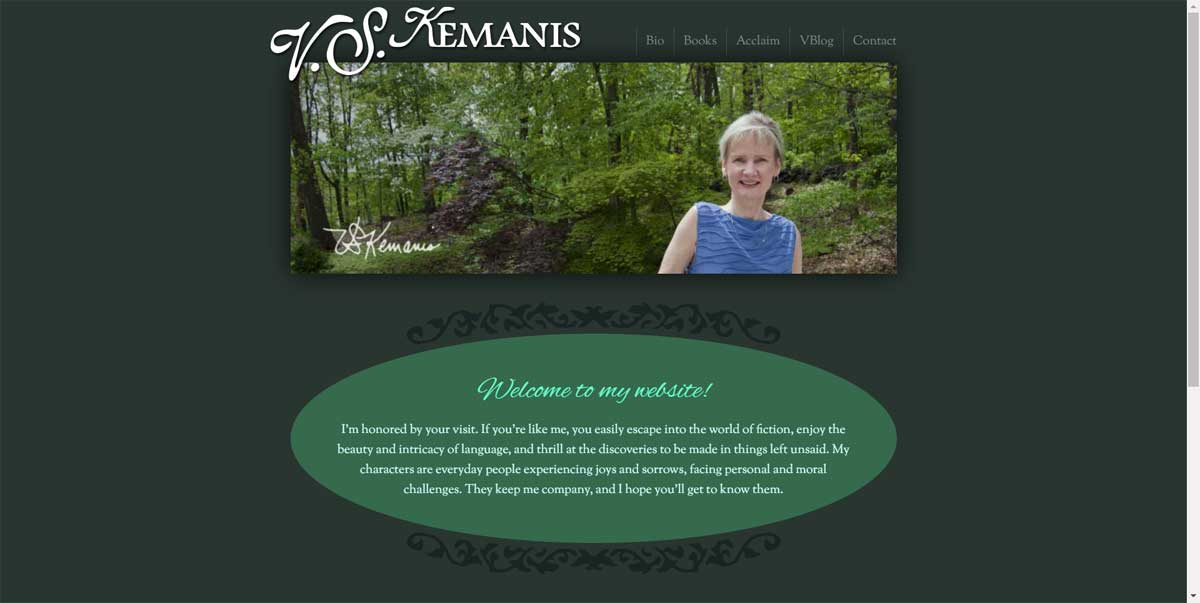 V.S. Kemanis Author Website