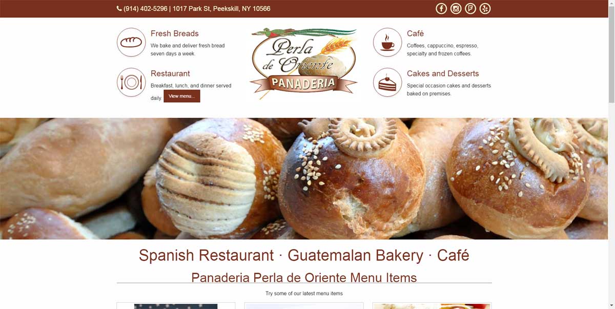 Local Bakery Website