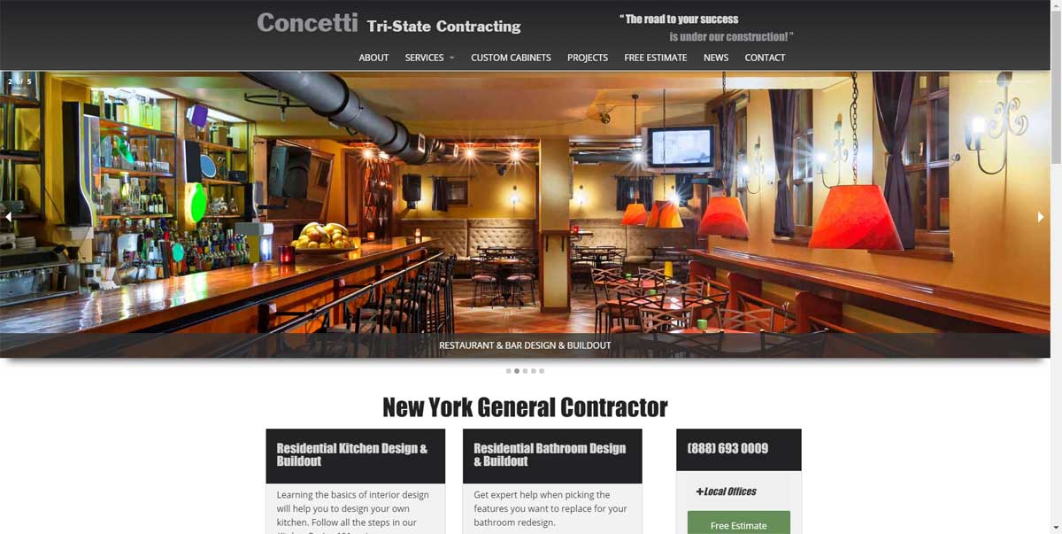 Buildiing Contractor Website