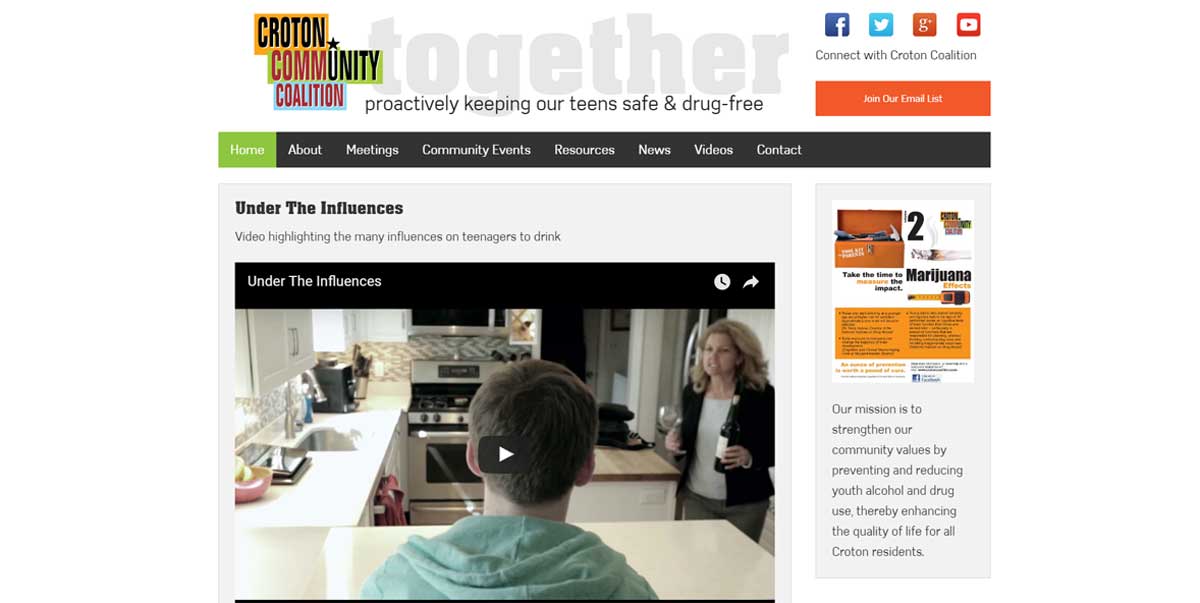Croton Community Coalition Website